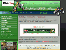 Tablet Screenshot of motosima.cz